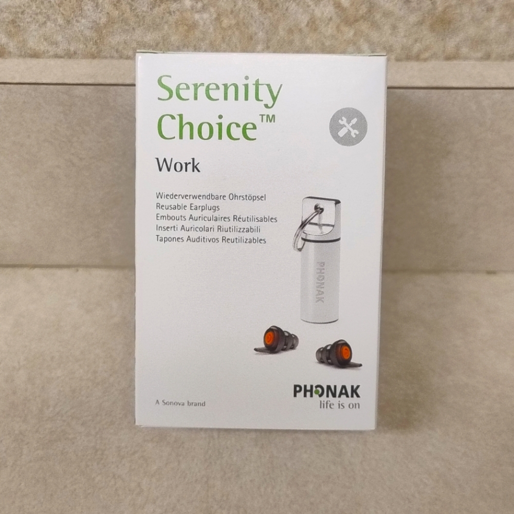 Phonak Serenity Choice Work Earplugs For Lawn care Work, Industry, Farming, Etc